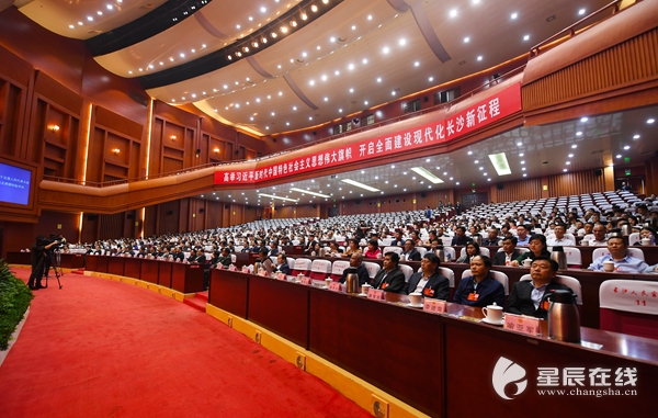 3月29日下午,长沙市第十五届人民代表大会第三次会议举行预备会议