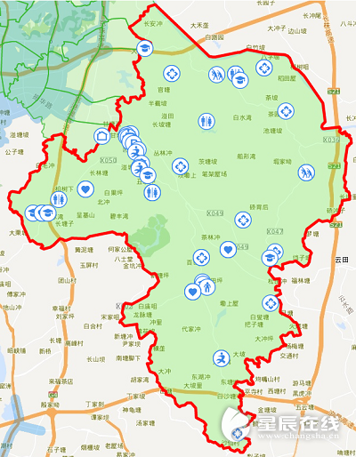 (6月1日,雨花区"一圈两场三道"15分钟生活圈电子地图正式上线.