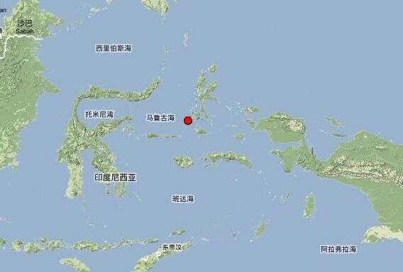 印尼北马鲁古省附近海域6.4级地震 暂无人员伤亡